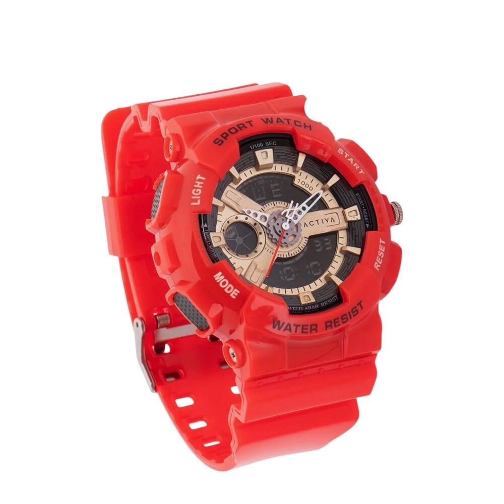 Activa Pixel X Invicta Red Digital Unisex Sport Watch 50mm (ACW499-004)